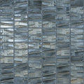 Pluto - Black, 1" x 2" - Glass Tile