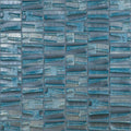 Blue Planet - Blue, 1" x 2" - Glass Tile