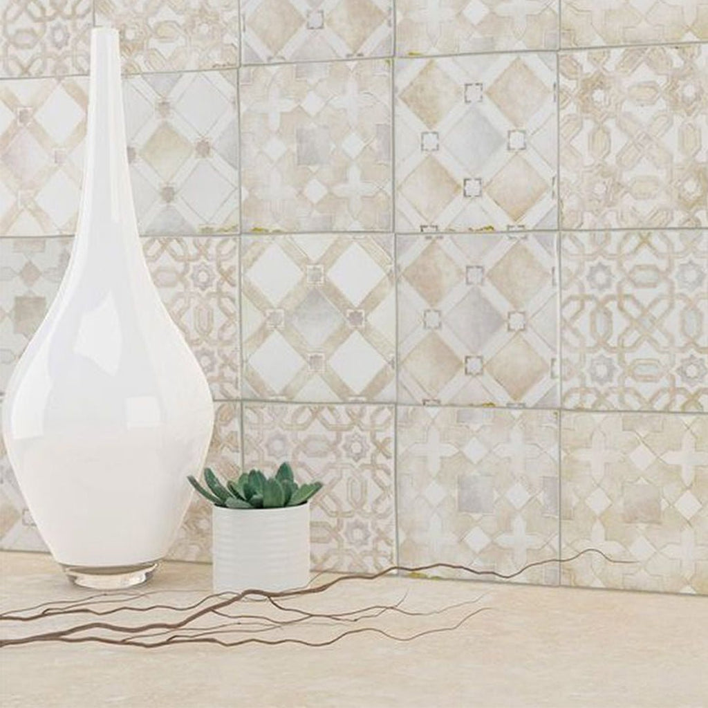 Moroccan Mix, 4" x 4" Ceramic Tile | Kitchen Backsplash Tile