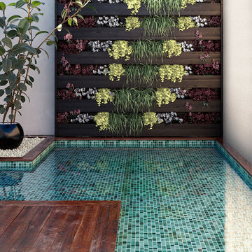 Bali, 1" x 1" Glass Tile | Vidrepur Nature Collection