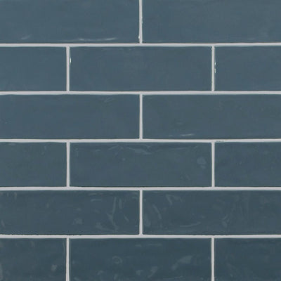 Navy Mix, 4" x 12" Ceramic Tile | Kitchen Backsplash Tile by MSI