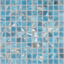 Oasis Blue, 1" x 1" - Glass Tile