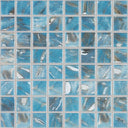Oasis Blue, 1.5" x 1.5" - Glass Tile