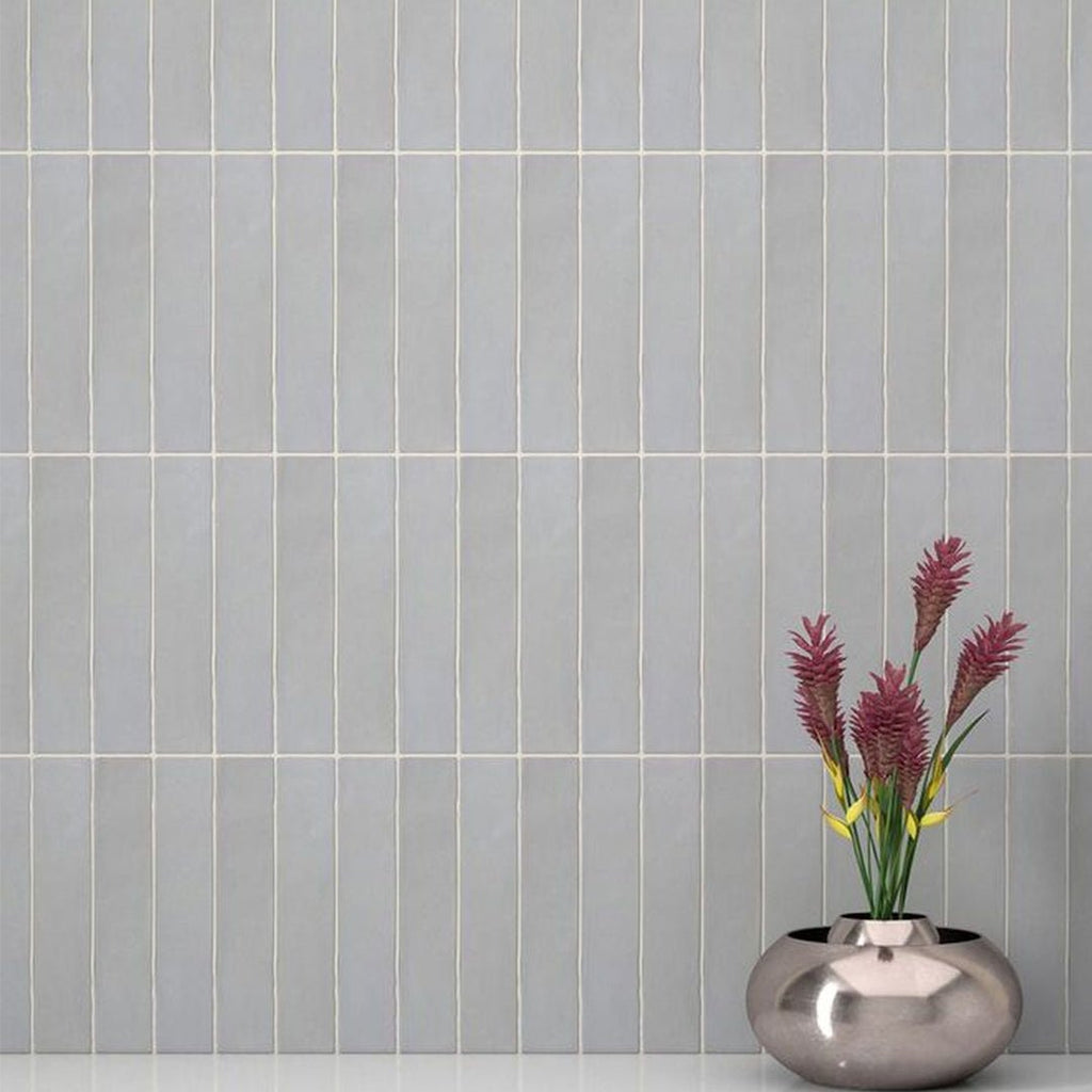 Ocean Breeze, 2" x 10" Ceramic Tile | Zellige-Look Backsplash Tile