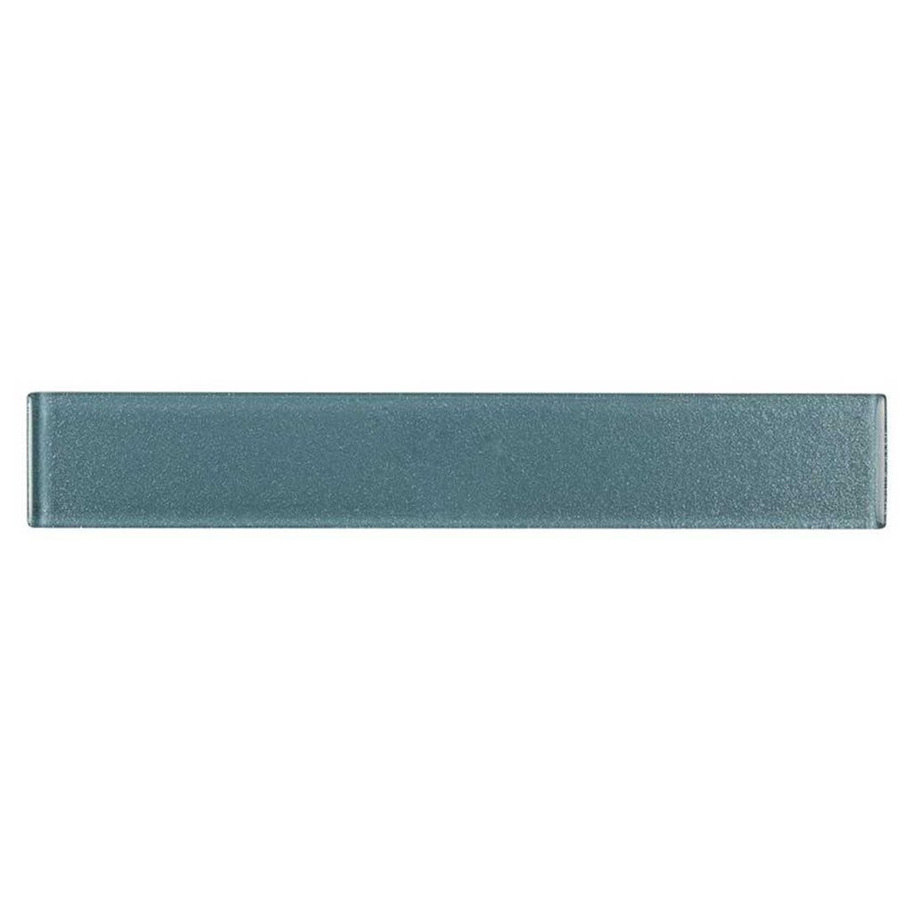 Ocean Sparkle Teal, 2" x 12" Glass Tile | Anthology Wall Tile