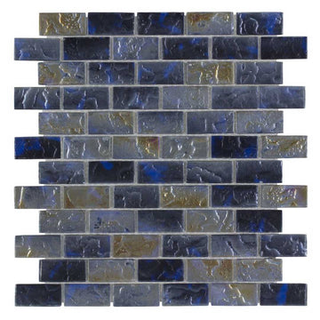 Oceana Seas, 1" x 2" | ANTHSPOS | Mosaic Glass Tile by Anthology