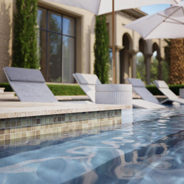 OP 25.36, 1" x 1" Glass Tile | Glass Mosaic Tile by Bisazza