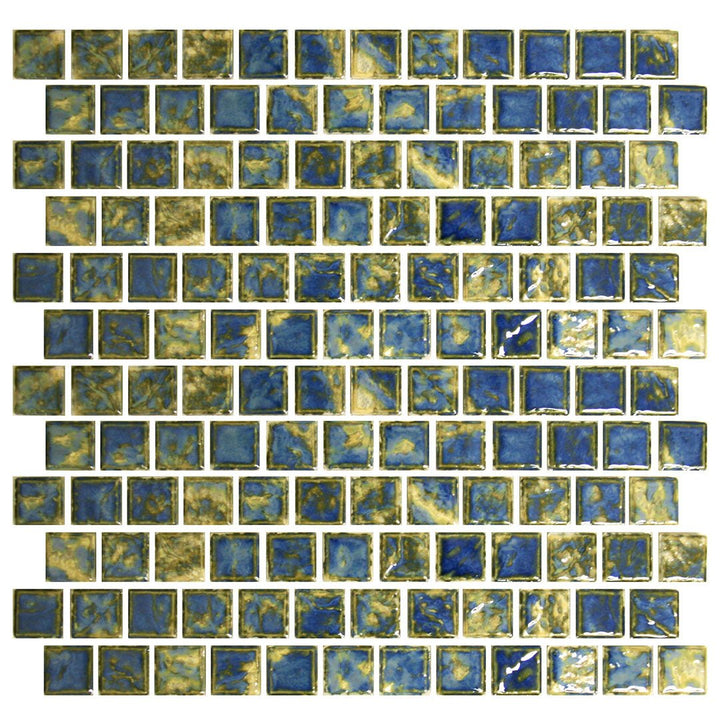 Opal, 1" x 1" | PLANET-113 | Fujiwa Porcelain Pool Tile