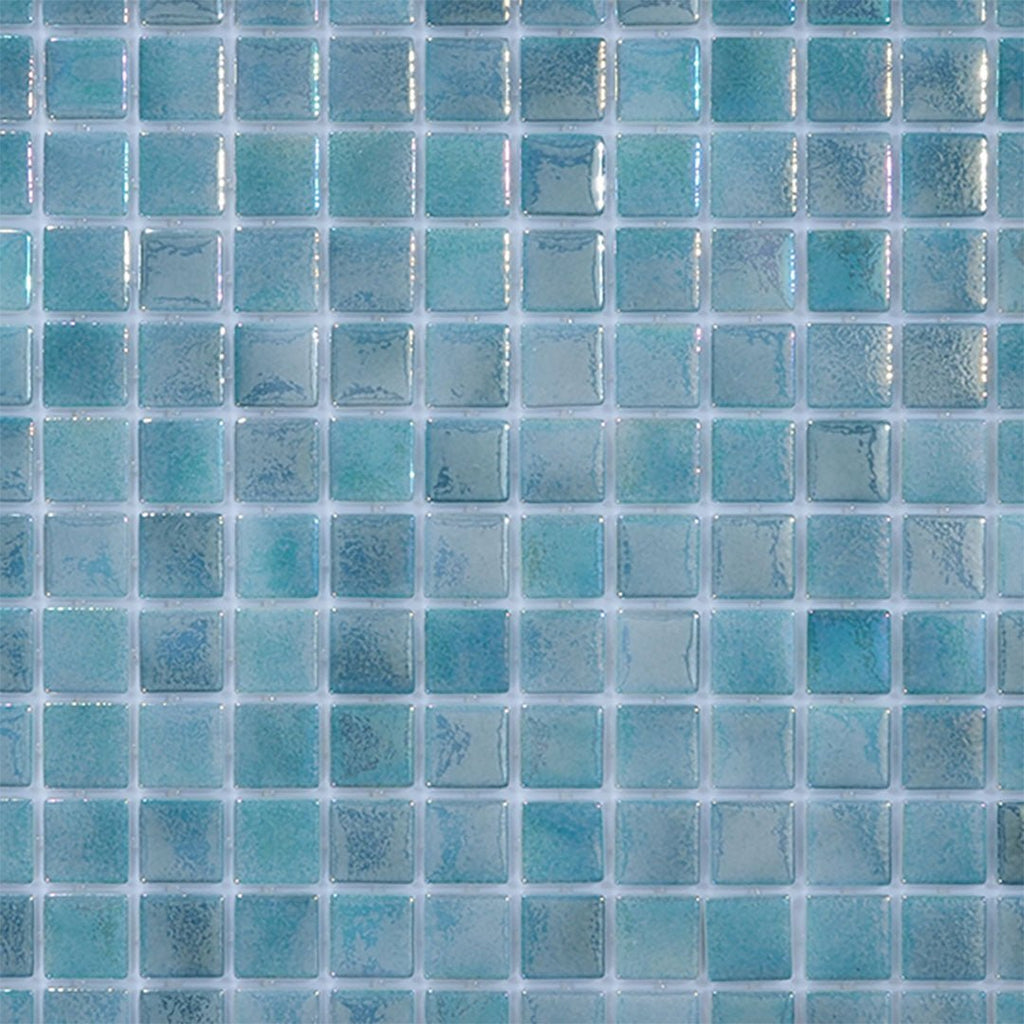 Pacific Mist, 1" x 1" Glass Tile | Pool, Spa, & Kitchen Tile