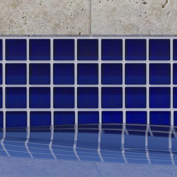 Pacific Ocean, 1" x 1" Glass Tile | Anthology Pool & Spa Tile