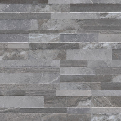 Palisade Grey, 6" x 24" Porcelain Stacked Ledger Tile | NPALGRE6X24 
