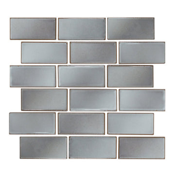 Pewter Grey, 2" x 4" | VINTA-241 | Porcelain Pool Tile