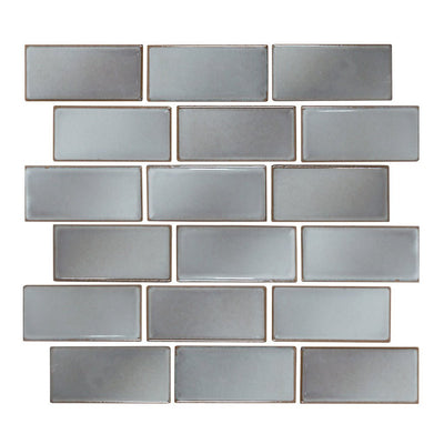 Pewter Grey, 2" x 4" | VINTA-241 | Porcelain Pool Tile