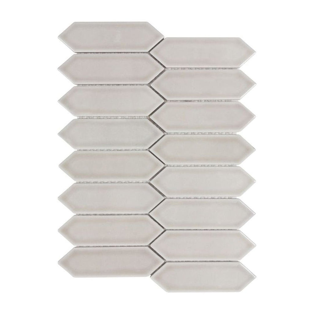 Picketfence Pewter, Ceramic Tile | Picket Tile for Kitchens & Showers