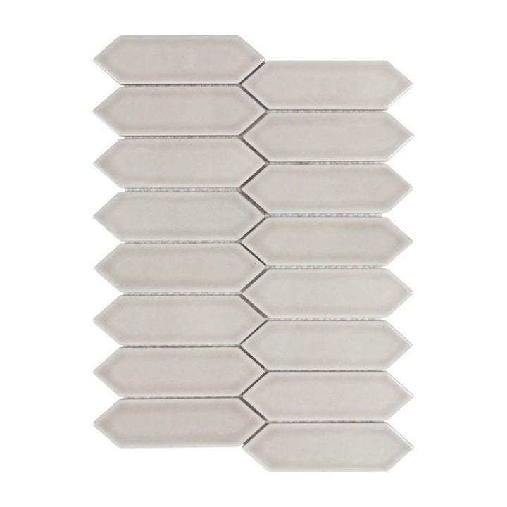 Picketfence Pewter, Ceramic Tile | Picket Tile for Kitchens & Showers