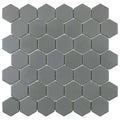 Porcelart Grey Matte, Hexagon - Porcelain Tile