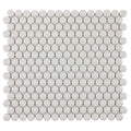 Porcelart Pearl Glossy, Penny Round Mosaic - Porcelain Tile