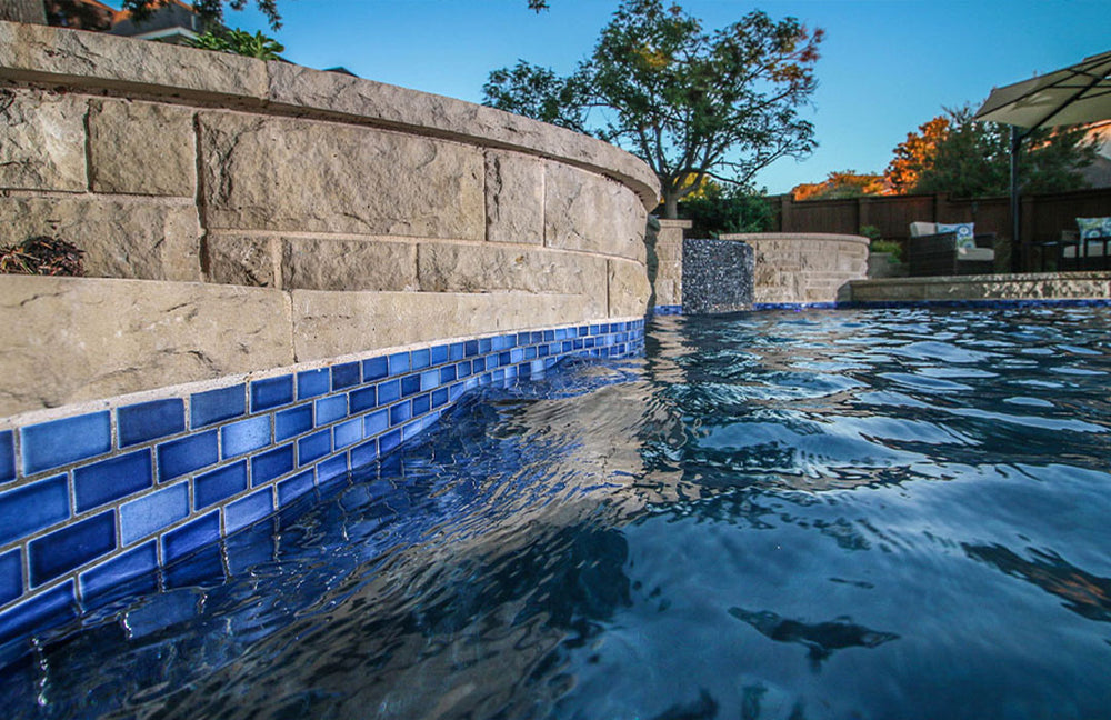 Porcelain Pool Tiles | Waterline Tiles for Swimming Pools – AquaBlu Mosaics