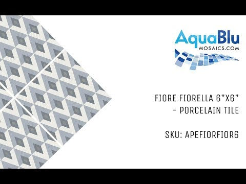 Fiorella, 6" x 6" - Porcelain Pool Tile