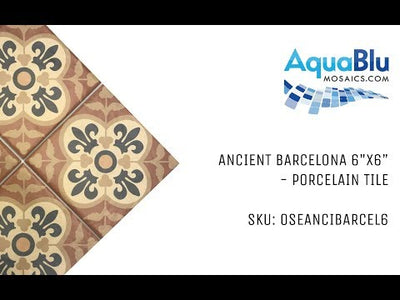Barcelona, 6" x 6" - Porcelain Pool Tile
