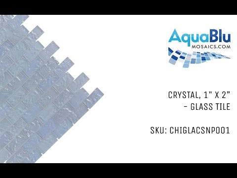 Crystal, 1" x 2" - Glass Tile