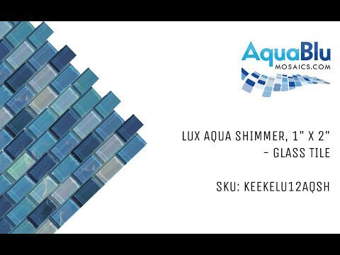 Shimmer, 1" x 2" - Glass Tile