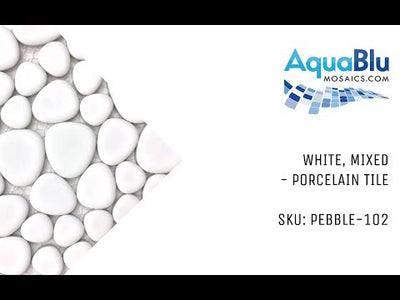 White, Mixed - Porcelain Tile