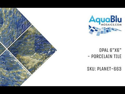 Opal, 6" x 6" - Porcelain Pool Tile