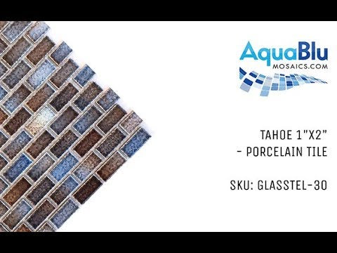 Tahoe, 7/8" x 1-7/8" - Porcelain Pool Tile