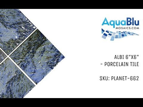 Albi, 6" x 6" - Porcelain Pool Tile