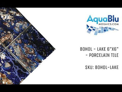 Bohol Lake, 6" x 6" - Porcelain Pool Tile