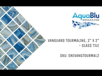 Tourmaline, 2" x 2" - Glass Tile