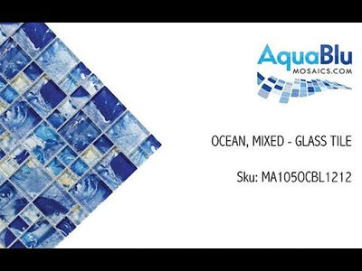 Ocean, Mixed - Glass Tile