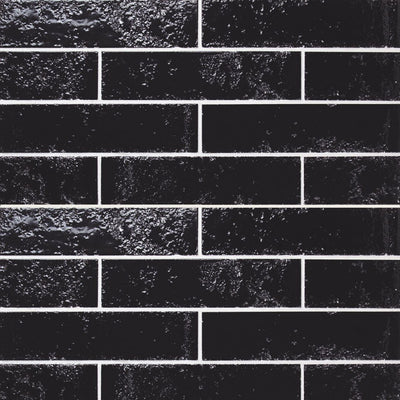 Pukka Midnight, 2.5" x 10" Ceramic Tile | Kitchen Backsplash Tile