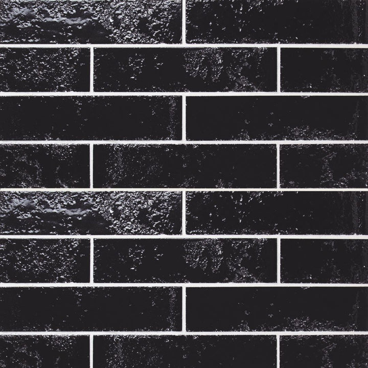 Pukka Midnight, 2.5" x 10" Ceramic Tile | Kitchen Backsplash Tile