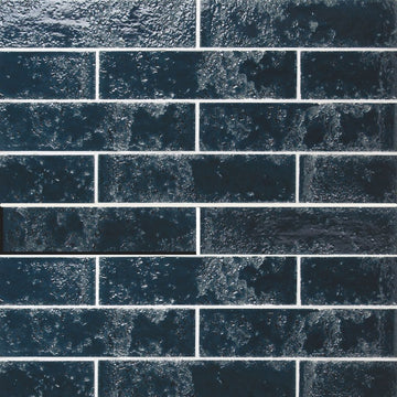 Pukka Prussian Blue, 2.5" x 10" Ceramic Tile | Kitchen Backsplash Tile