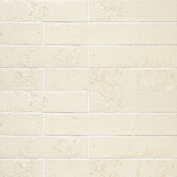 Pukka Rice Cream, 2.5" x 10" Ceramic Tile | Kitchen Backsplash Tile