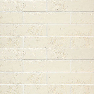 Pukka Rice Cream, 2.5" x 10" Ceramic Tile | Kitchen Backsplash Tile