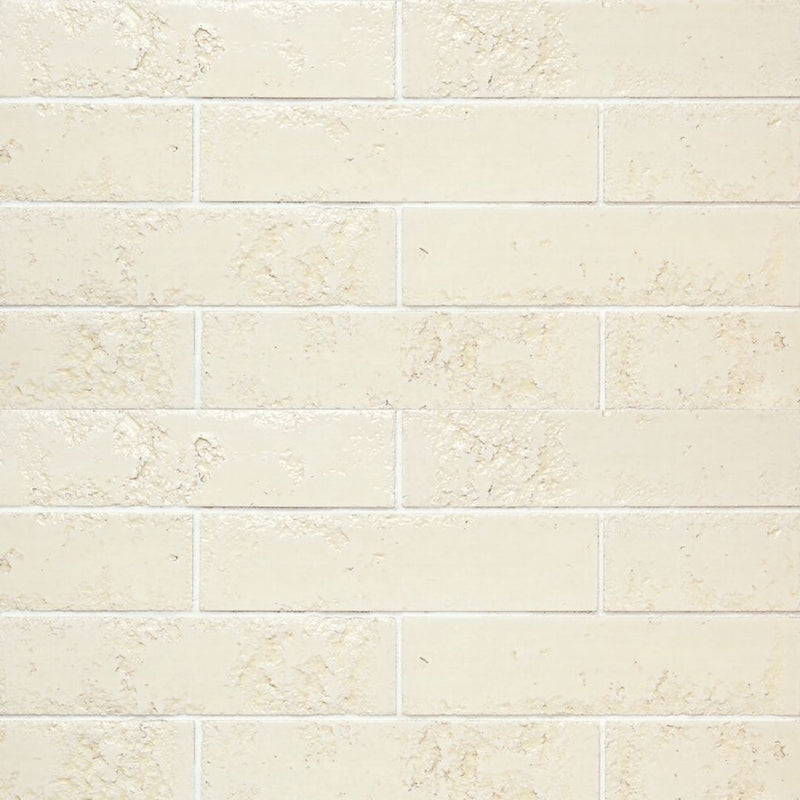 Pukka Rice Cream, 2.5" x 10" Ceramic Tile | Kitchen Backsplash Tile