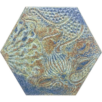 Reactive Ocean, Hexagon Porcelain Tile | CODGAUDOCEHEX | IWT Tesoro