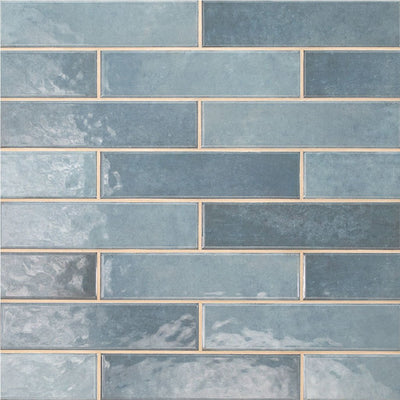 Renzo Denim, 3" x 12" | Ceramic Tile for Kitchens and Bathrooms