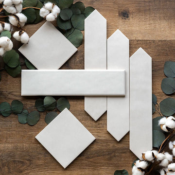 Renzo Dove Pickett 2.5" x 13" | Ceramic Tile for Kitchens & Bathrooms