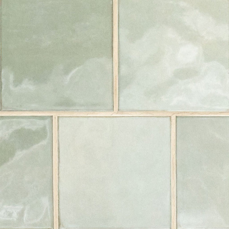 Renzo Jade, 5" x 5" | Ceramic Tile for Kitchens and Bathrooms
