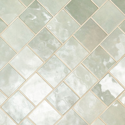Renzo Jade, 5" x 5" | Ceramic Tile for Kitchens and Bathrooms