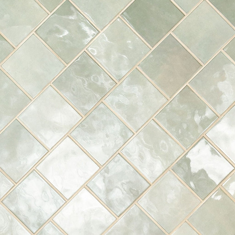 Renzo Jade, 5" x 5" | Ceramic Tile for Kitchens and Bathrooms