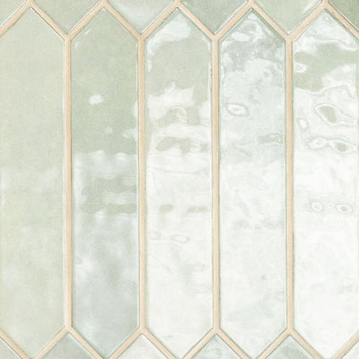 Renzo Jade Pickett 2.5" x 13" | Ceramic Tile for Kitchens & Bathrooms