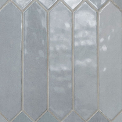 Renzo Sky Pickett 2.5" x 13" | Ceramic Tile for Kitchens & Bathrooms