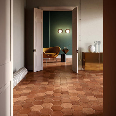 Rosso Siena Hexagon, 6" x 7" Porcelain Tile | Floor & Wall Tile
