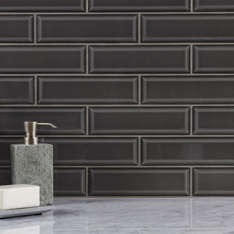 Sable, 3" x 9" Ceramic Tile | Shower Wall & Kitchen Backsplash Tile