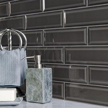 Sable, 3" x 9" Ceramic Tile | Shower Wall & Kitchen Backsplash Tile